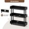 Industrial 3-Tier Bookshelf with Anti-Tipping Kit and Open Storage Shelves